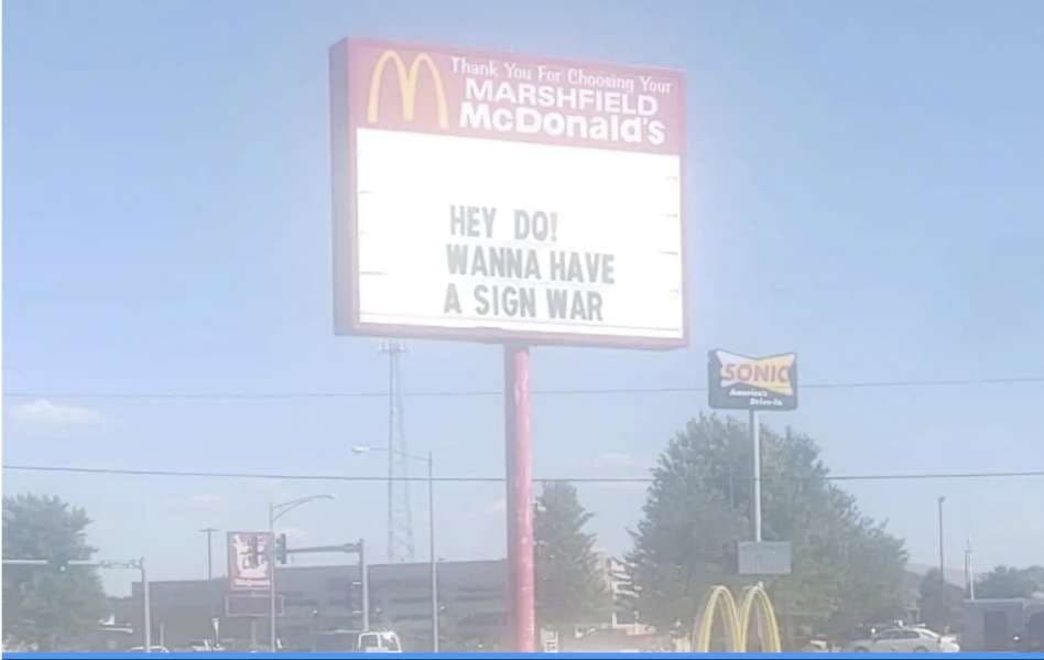 mcdonald's billboard