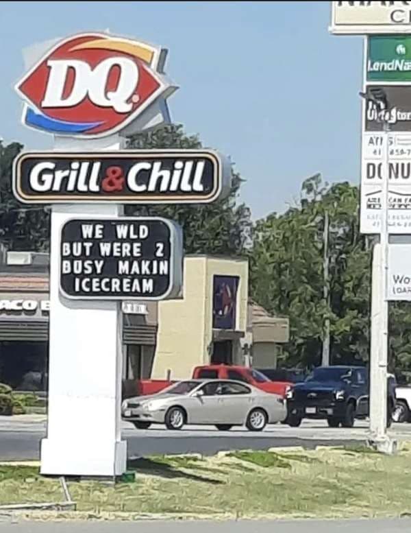 Billboard for DQ Grill and Chill